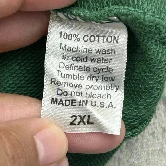 Flatbush Zombie Sweatshirt Mens Size XXL Green Collegiate Crewneck Pullover FBZ - Picture 7 of 10